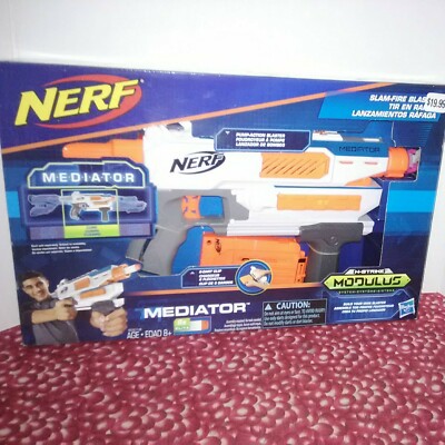 NERF E0016 N-strike Modulus Mediator Blaster Gun 630509618354| eBay