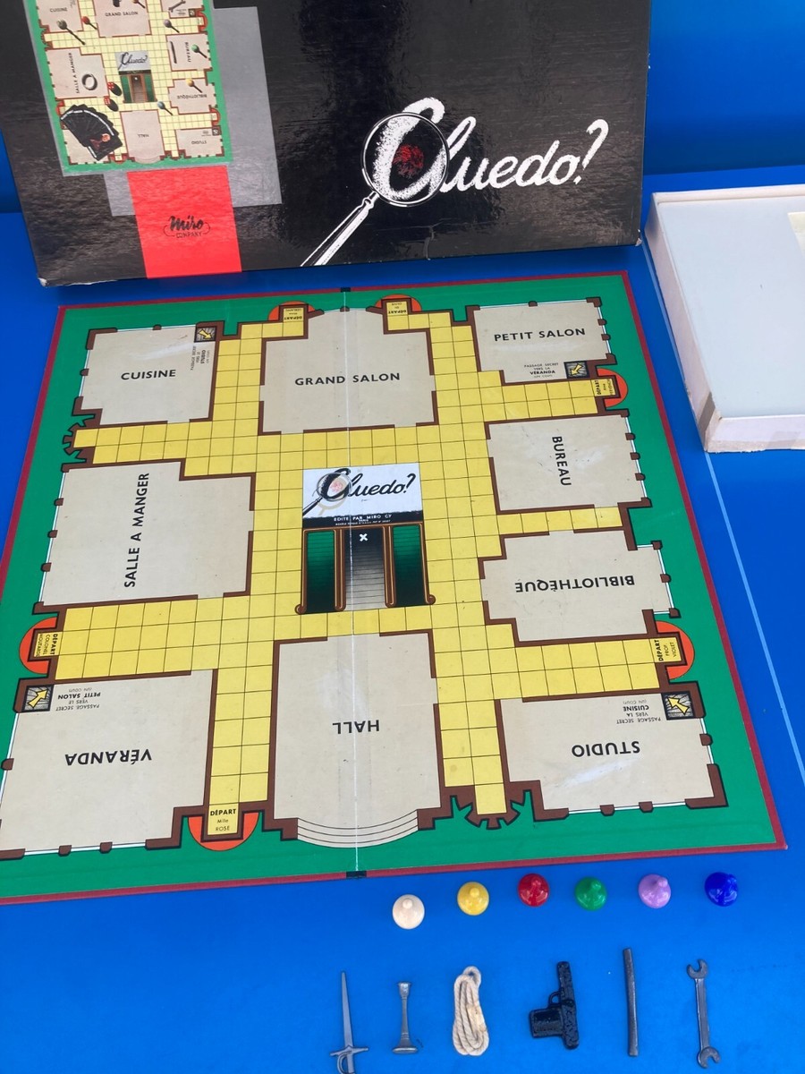 Jeu De Société Cluedo Vintage 1951 (Miro) - Occasion Incomplet