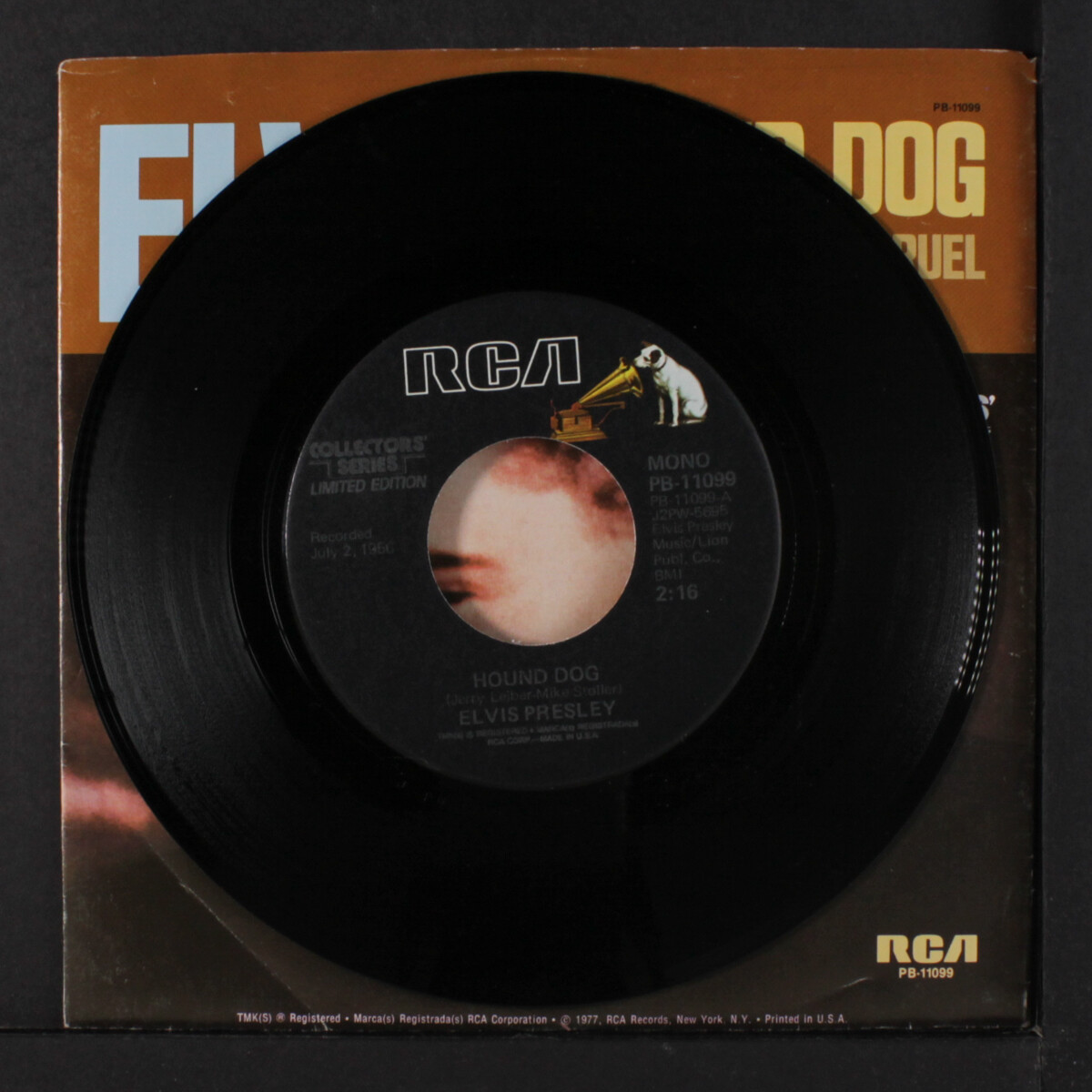 ELVIS PRESLEY: hound dog / don't be cruel RCA 7