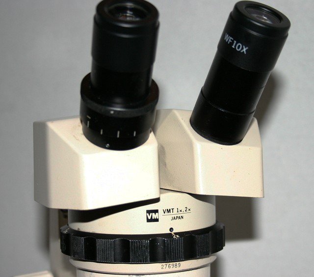 Olympus VMT Stereozoom Microscope Dual Fixed Magnification 1020X
