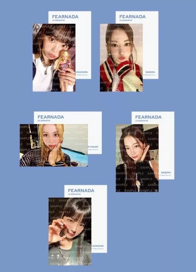 LE SSERAFIM FEARNADA 2023 1st Fan Meeting HOODIE Official Photocard PC