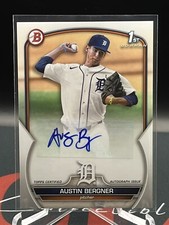 2023 1st Bowman Austin Bergner Paper Auto #PPA-AB Detroit Tigers