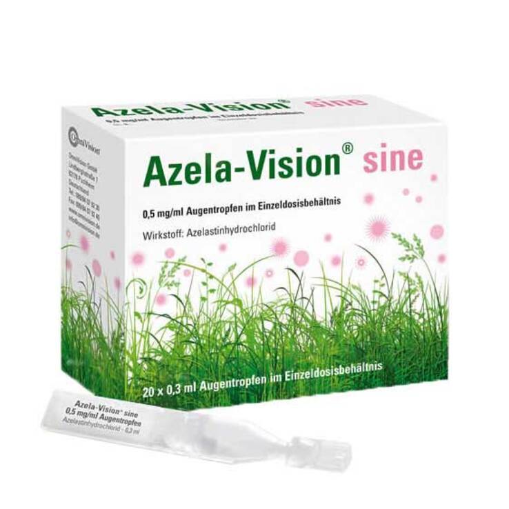 Azela-Vision® sine Azelastin-Augentropfen in Einzeldosen · 20X0.3 ml · PZN 02498