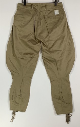 Vintage U.S Military Army WW1 Brown Canvas Doughboy Pant Breeches W31 Cutter Tag - Picture 4 of 10