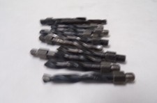 THREADED SHANK AIRCRAFT DRILL BIT 2500 X 2 1/4", 1 1/2" CUTLENGTH, LOT OF 11