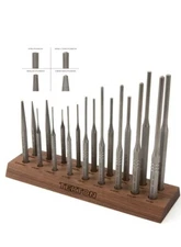 TEKTON Gunsmith Punch Set 18-Piece 66564 Pin Roll Pin Solid Center Precise Tips