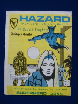Hazard IPSP/ISIS Official Map 7 - Judges Guild - Superhero 2044 - Good
