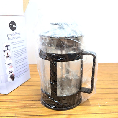 27oz Choice French Press Coffee Maker Glass Espresso Tea Herbal Infusions Herbs