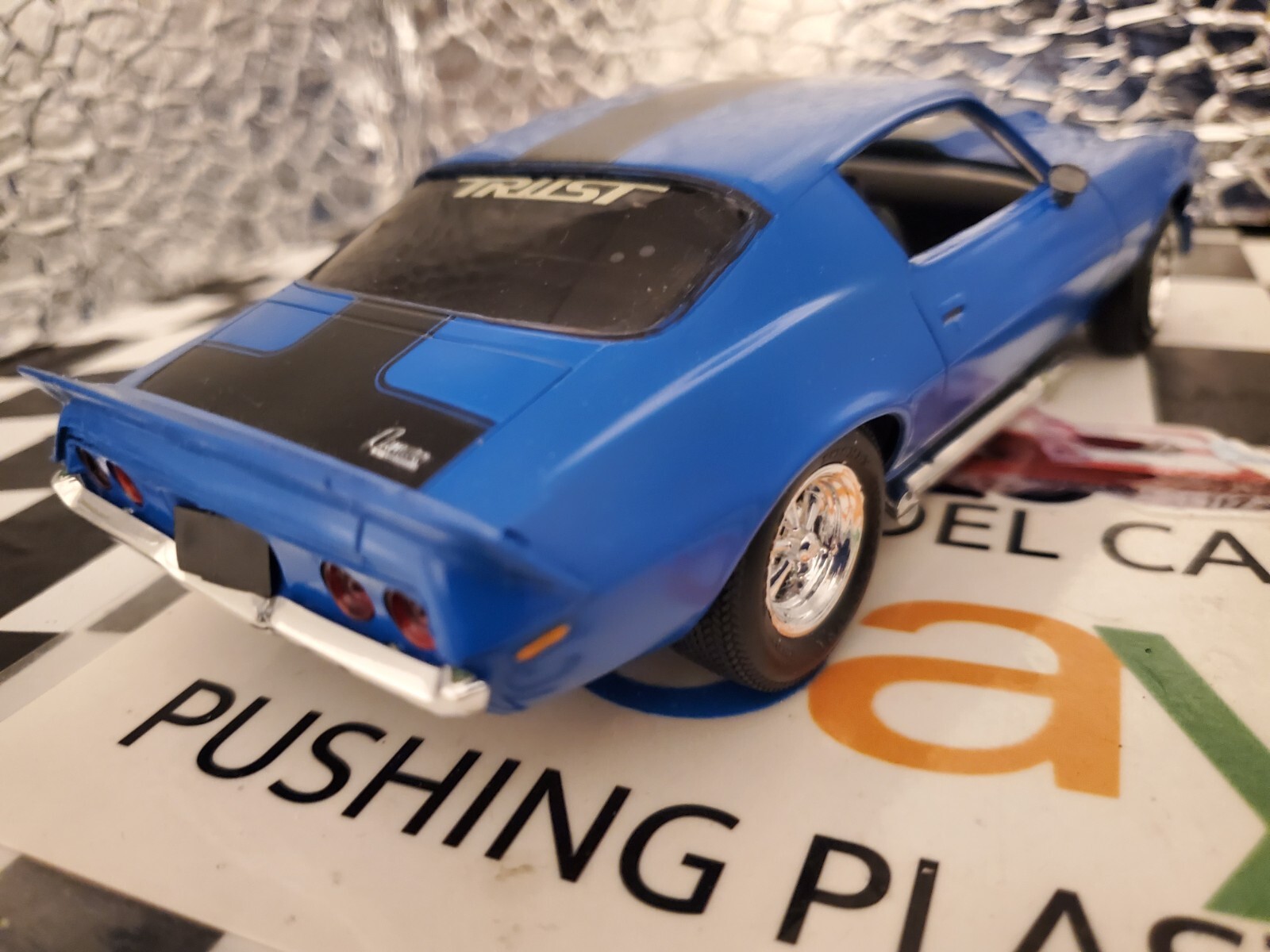 BUILT MODEL CAR AMT 1970 BALDWIN MOTION CAMARO SHELF READY SUPER NICE