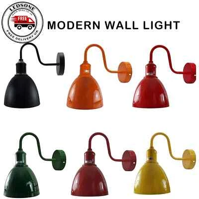 LED_SONE Apliques de pared modernos vintage industriales cuello de cisne lámpara de pared interior
