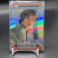2015 Topps Star Wars Chrome Perspective Gold Refractor /50 1-S Luke Skywalker