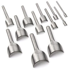 Leather Craft Tool DIY Half Round Punch Cutter Strap Belt Wallet Bag End Cutting