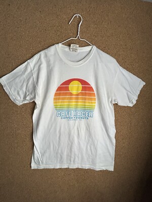 Cafe Racer Coffee Shop Athens Georgia T-shirt Size Medium 