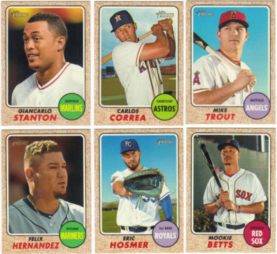 2017 Topps Heritage Baseball - Base Cards and SP's - Pick From Card #'s 251-500