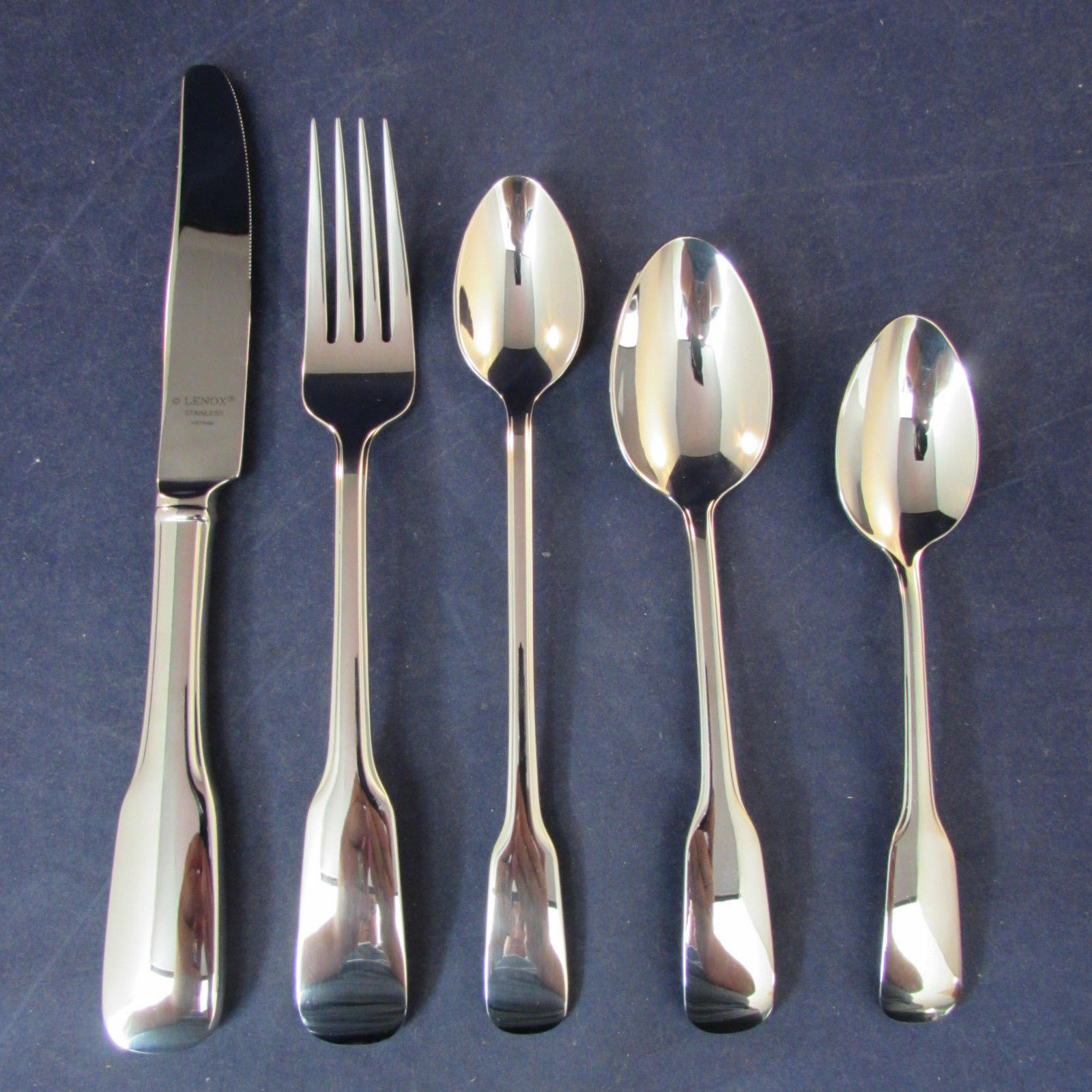 Lenox Lakedale 72 PC Flatware Set Service For 12 With 12PC Hostess Set 18/10 NEW