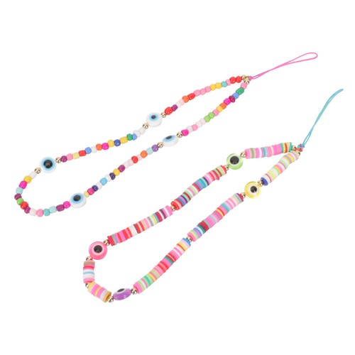 2Pcs Interesting Delicate Sturdy Phone Hanging Straps Outdoor Phone Decor Camera - 第 3/12 張圖片