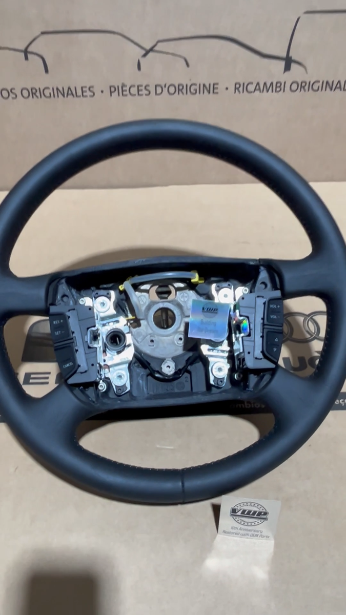 VW Golf MK4 CC Bora Multifunction Steering Wheel Black Orbit Blue