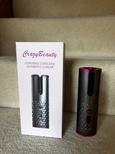 Crazy Beauty Cordless Hair Curler. Automatic. Wireless. Boxed. Used Once. In VGC