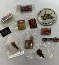 Philip Morris Tobacco Cigarette Lapel Pin Button Philip Morris Pin Lot pins