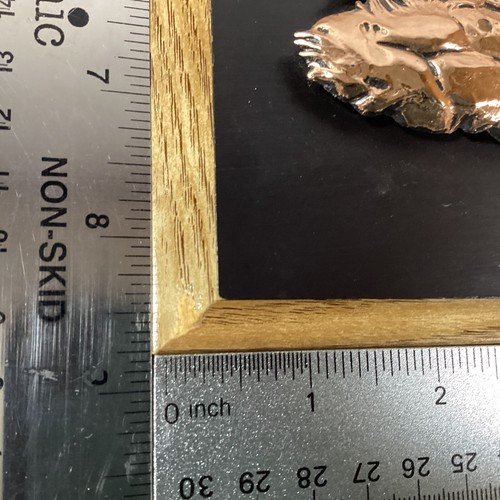Bull ELK 3D Wall Hanging VTG Yellowstone A&J Canada Cabin ART Decor Copper tone - Picture 5 of 7