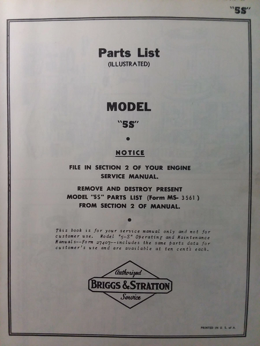 Briggs and stratton quantum sale xm 55 manual