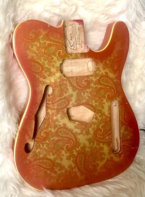 Tele Eigener Körper Paisley RELIC Humbucker Hals Einzel Spule Brücke Bereit