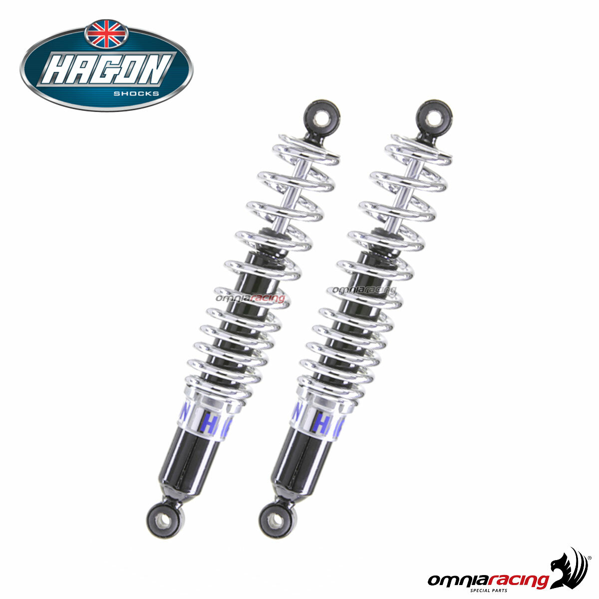 Twin Rear Shock Absorbers Hagon Honda Cb500t 1975 1978 for sale