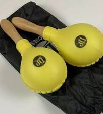 Salsa Maracas Yellow With Carry Bag Pair 10-1/2  long Model DP-PM16YW