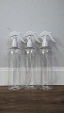 3 Pack Empty 16oz Plastic Spray Bottles 