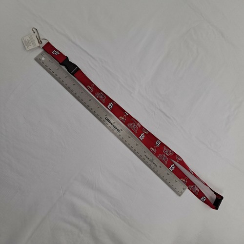 St Louis Cardinals Lanyard ¾ Inch Red - Picture 8 of 9