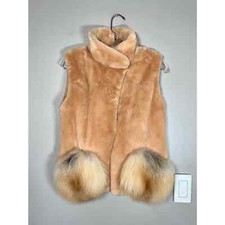 Maximilian Fur Vest $3600 Size 4