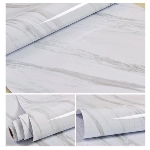 Photography Black White Marble Texture Backdrop Photo Studio Background Props - Picture 14 of 15