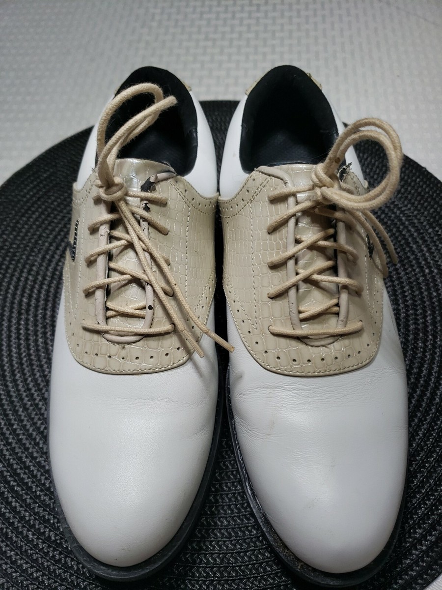 Callaway W670 Saddle Golf Shoe Womens Size 8.5 M White-Pearl