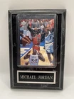 Michael Jordan Plaque With Card - Upper Deck Jordan Tribute MJ Visions