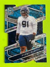 Byron Murphy II 2024 Panini Spectra Blue Die-Cut (15/50) #162 Rc Rookie
