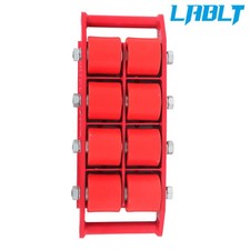 LABLT 12 Ton Machine Dolly Skate Machinery Roller Cargo Trolley Heavy Duty