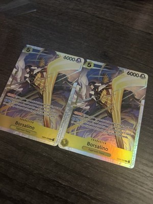 2X ONE PIECE Borsalino EB04-058 SR Adventure On Kami s Island OP15 Mint