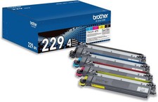 Brother TN2294PK Toner 4-Pack Black Cyan Magenta Yellow Genuine OEM Standard