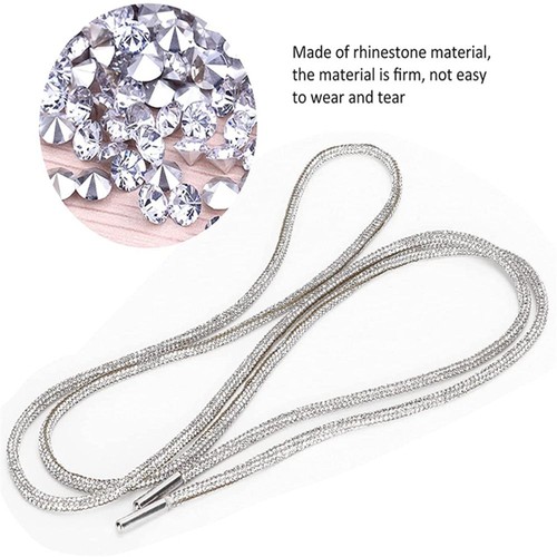 zug Turnschuhe Schnürsenkel Strass Schnürsenkel Helle Saiten Schnürsenkel - Picture 7 of 23