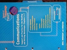 ELEMENTS OF LANGUAGE, INTRODUCTORY COURSE, COMMUNICATIONS. By Winston Holt VG