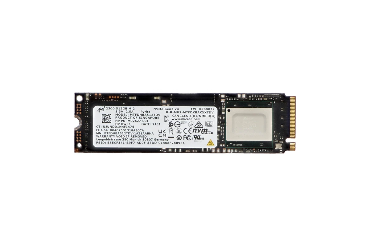 HP M.2 Interface Solid State Drives 512 GB Storage Capacity for