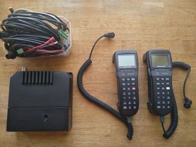 SIMRAD set RS82 AHS82 Marine UKW Funk Mobilteil Mikrofon Black Box Shipmate
