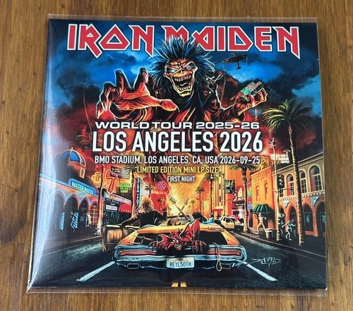 IRON MAIDEN Run For Your Lives  Los Angeles COMPLETE 2026 Bruce Dickinson 4CD