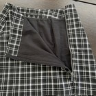 Zara Trafaluc Black White Plaid Tweed Mini Skirt Women’s XS Zipper Front Lined — photo 4