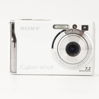 動作品 SONY Cyber-shot DSC-W80 デジタルカメラ Sony Cyber-shot DSC-W80 White Digital Camera 7.2MP Tested Working