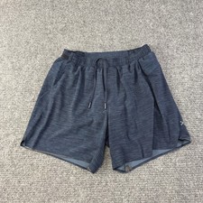 Lululemon Shorts Mens Medium Blue Lined Athletic 7 In Inseam Running Training