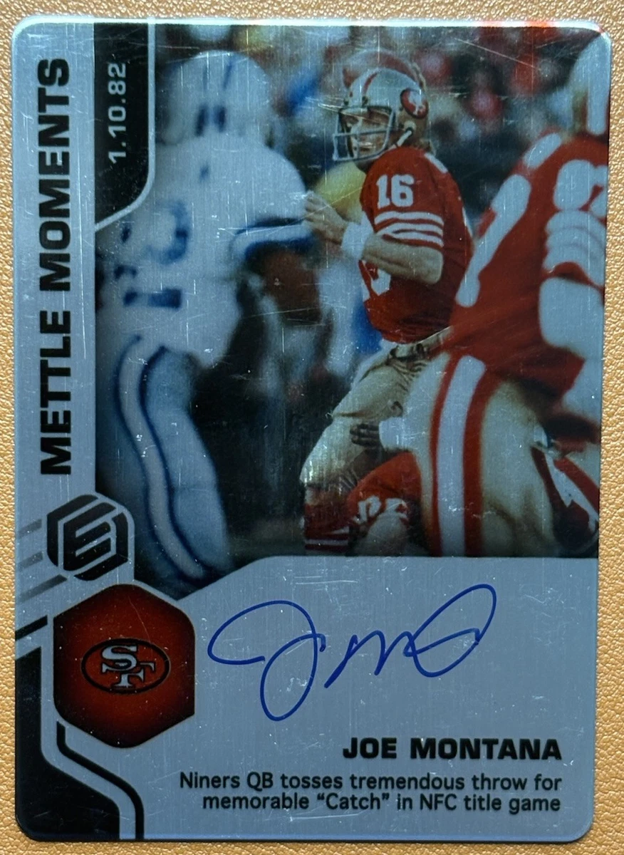 25+ Panini Joe Montana Autographed Football Sports Trading Cards