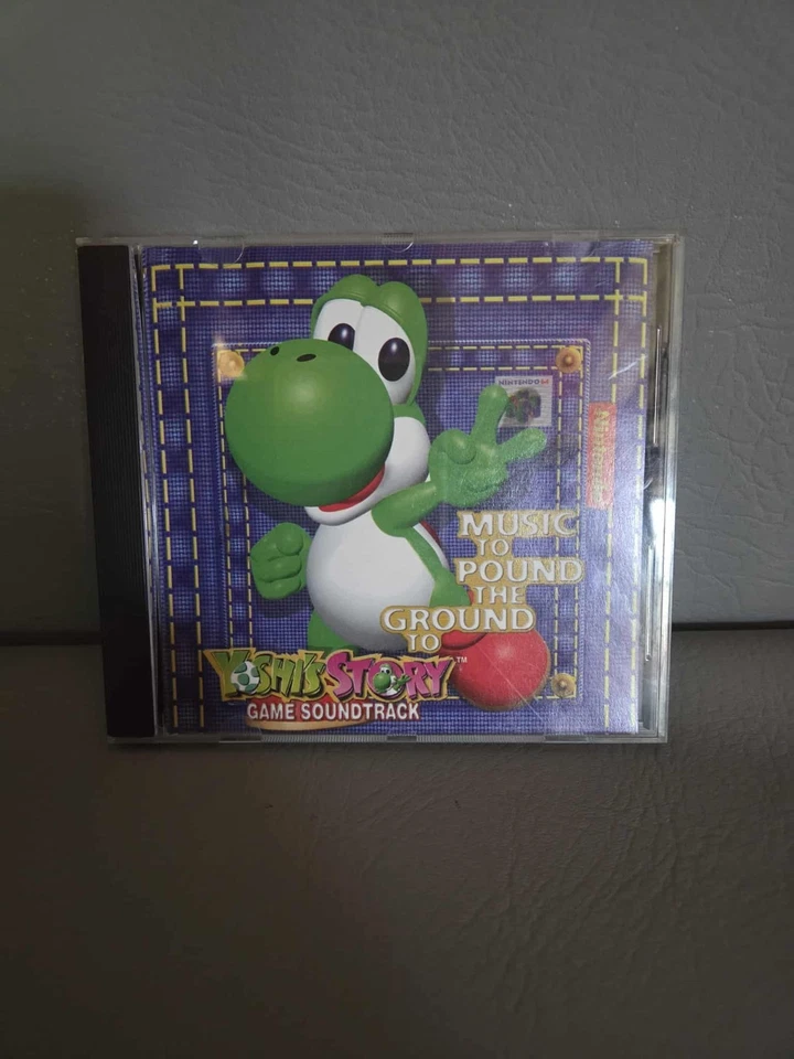 Yoshi's Story Banda Sonora N64 Nintendo 1997 ¡RARO! CD Yoshi Juego Juegos Vintage Foto 2 de 4