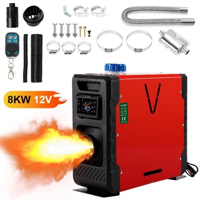 8KW 12V Diesel Standheizung Air Heater LKW Bluetooth Luftheizung Auto Heizung