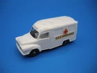 Vintage Lesney Matchbox Series No. 14 LCC Lomas Ambulance Black Wheels